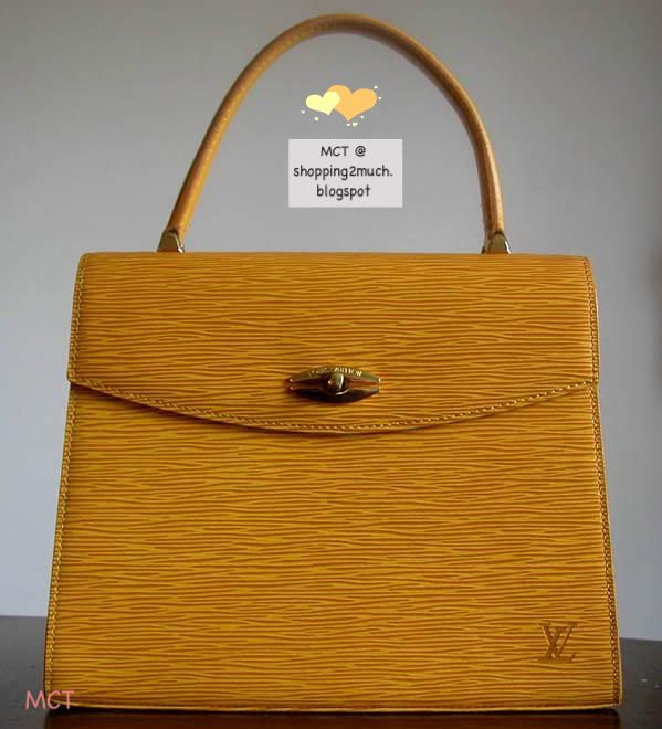 louis vuitton black and yellow bag